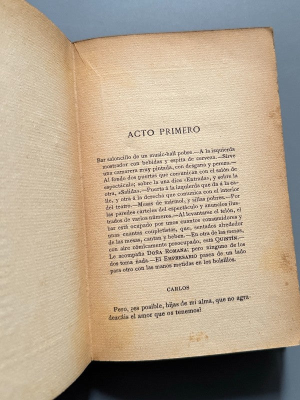 La tirana, Gregorio Martínez Sierra (María Lejárraga) - Renacimiento, 1913