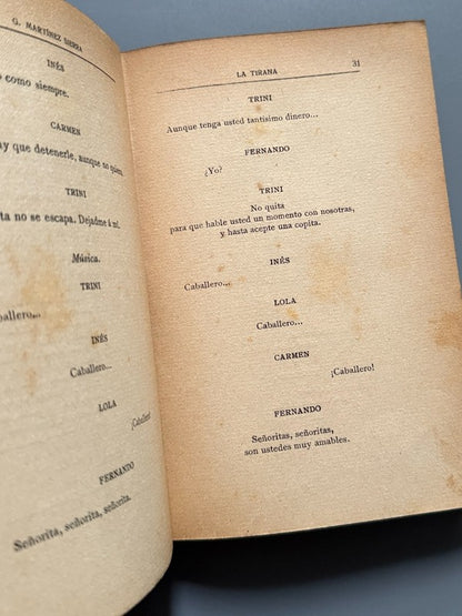 La tirana, Gregorio Martínez Sierra (María Lejárraga) - Renacimiento, 1913