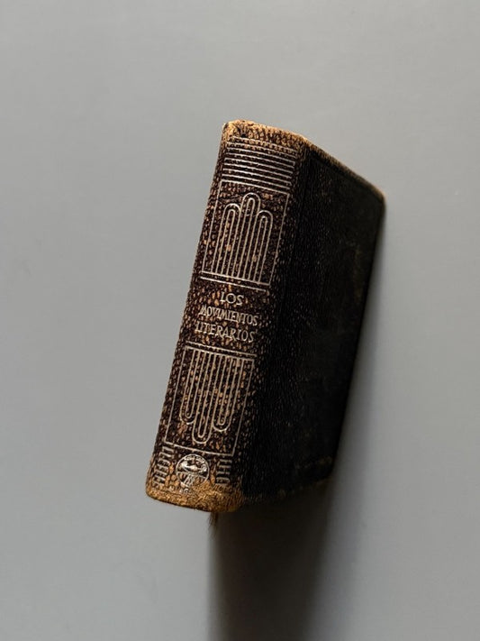 Los movimientos literarios, Federico Carlos Sainz de Robles (Crisolin nº01) - M. Aguilar, 1948