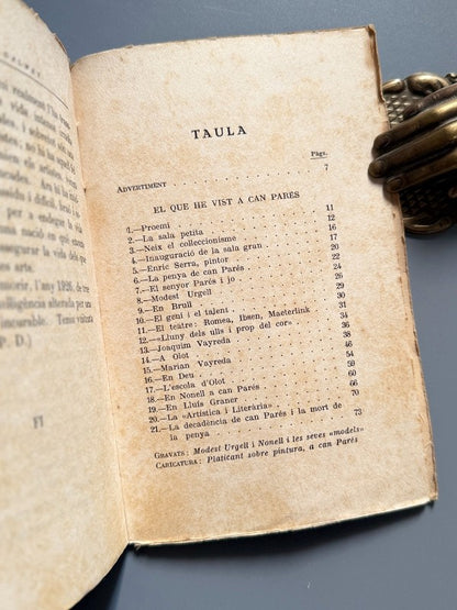 El que he vist a Can Parés, Enric Galwey - Sala Parés, 1934