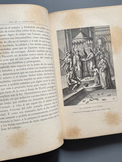 Vida de la virgen María, Sor María de Jesús de Agreda - Montaner y Simón, 1899