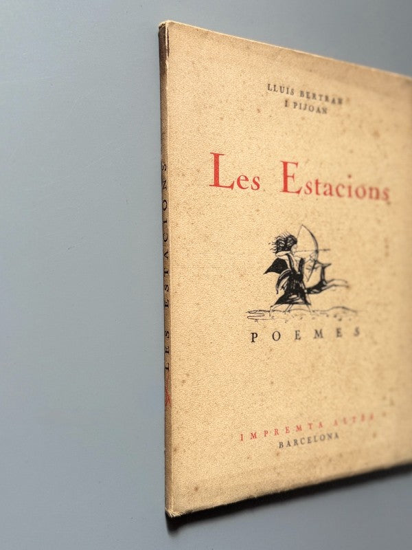 Les Estacions, Lluis Bertran i Pijoan (firmado) - Impremta Altés