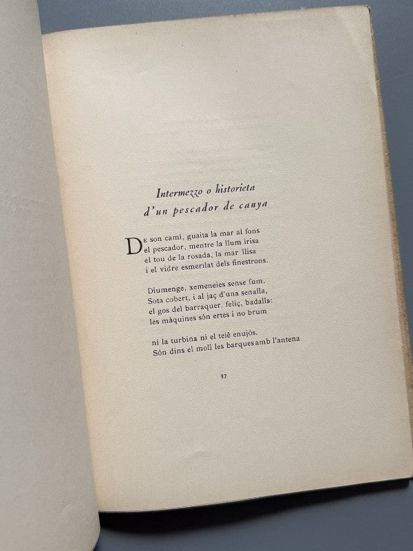 Les Estacions, Lluis Bertran i Pijoan (firmado) - Impremta Altés