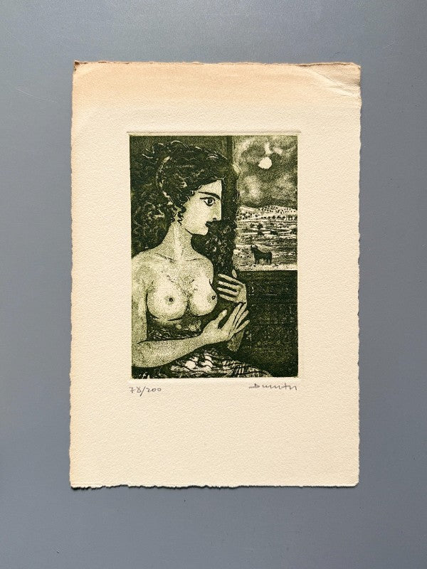 Fedra, M. García Viñó, Grabado de Dimitri Papagueorguiu - Galería de Luis, ca. 1970