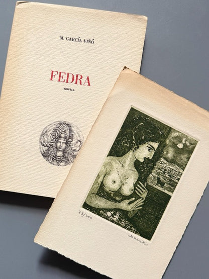 Fedra, M. García Viñó, Grabado de Dimitri Papagueorguiu - Galería de Luis, ca. 1970