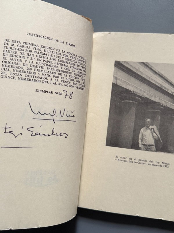 Fedra, M. García Viñó, Grabado de Dimitri Papagueorguiu - Galería de Luis, ca. 1970
