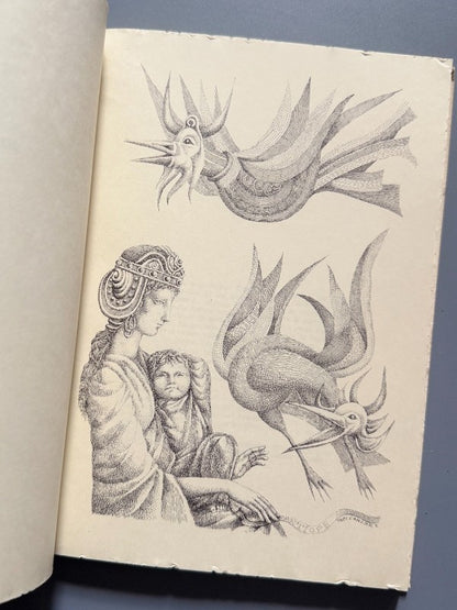 Fedra, M. García Viñó, Grabado de Dimitri Papagueorguiu - Galería de Luis, ca. 1970