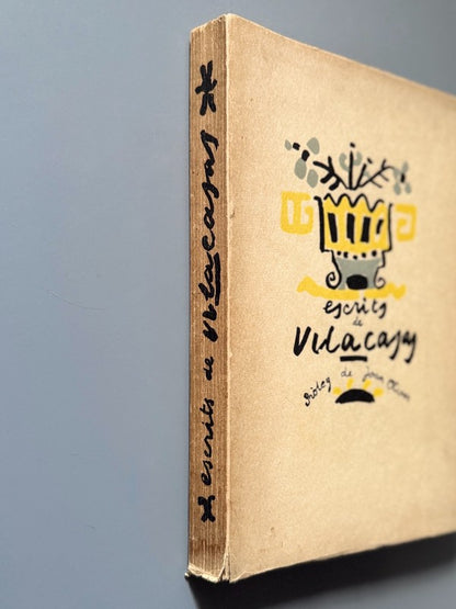 Escrits de Vilacasas, prólogo Joan Oliver. NºXVIII (firmado) - Editorial Albor, 1954