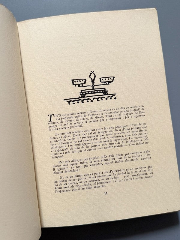 Escrits de Vilacasas, prólogo Joan Oliver. NºXVIII (firmado) - Editorial Albor, 1954