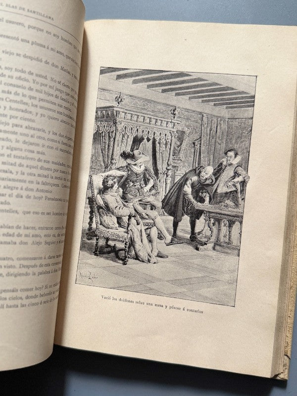 Gil Blas de Santillana, Lesage - Montaner y Simón, 1900
