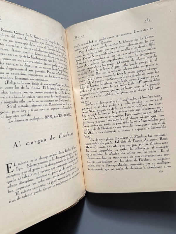 Revista de Occidente. Rosa Chacel (capítulo novela Teresa), Azorín - Año VII, nºLXXVII, 1929