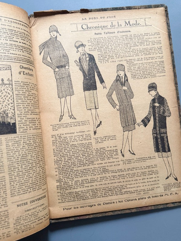 Revista de moda francesa Madame, 27 números - Domange Éditeur, 1920-1926