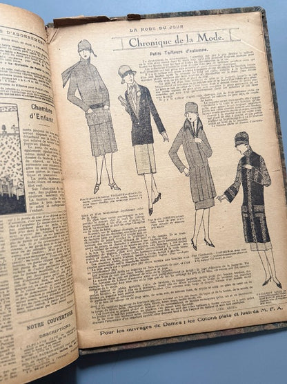 Revista de moda francesa Madame, 27 números - Domange Éditeur, 1920-1926