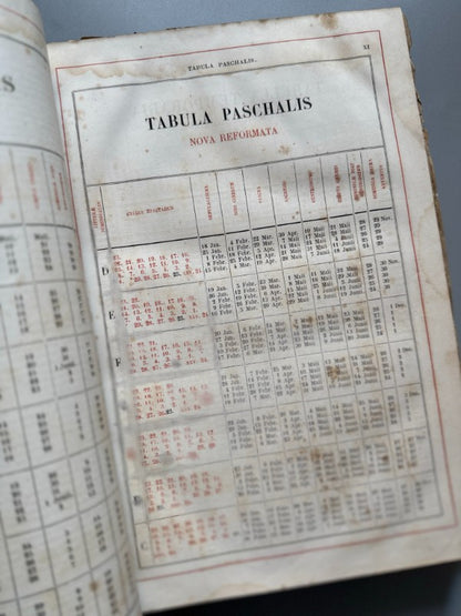 Missale Romanum - Typis A. Mamé, Typographi, 1871