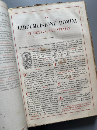 Missale Romanum - Typis A. Mamé, Typographi, 1871