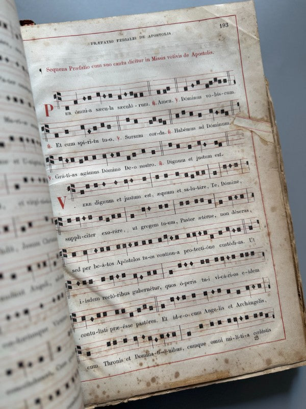 Missale Romanum - Typis A. Mamé, Typographi, 1871