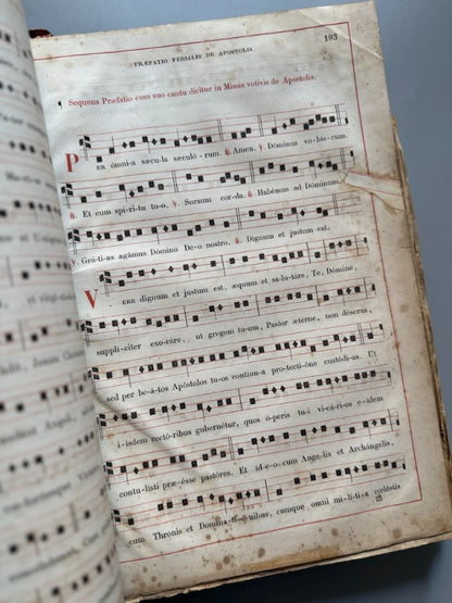 Missale Romanum - Typis A. Mamé, Typographi, 1871