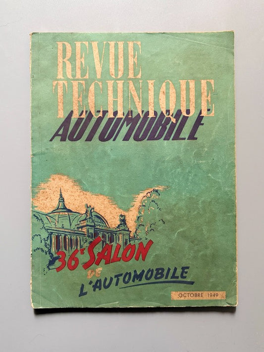 Revue Technique Automobile. 4º año, nº42 - Paris, Octubre de 1949