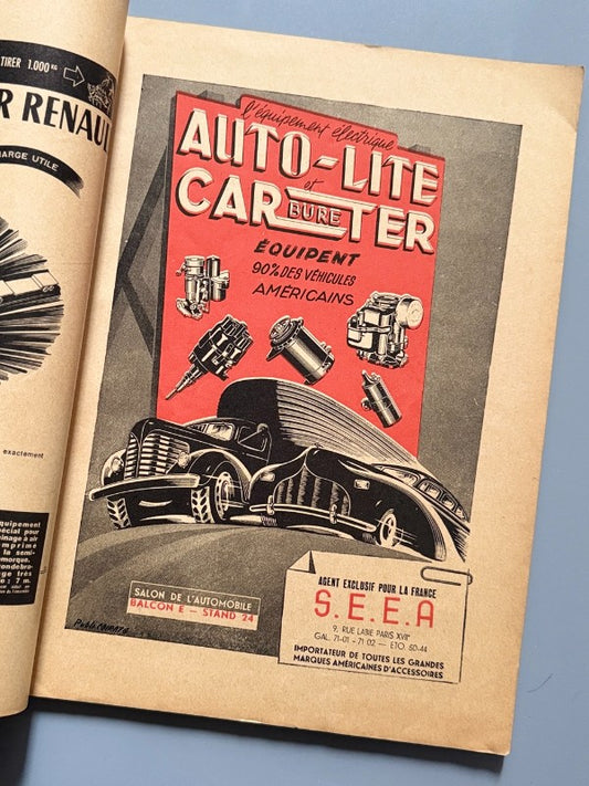 Revue Technique Automobile. 4º año, nº42 - Paris, Octubre de 1949
