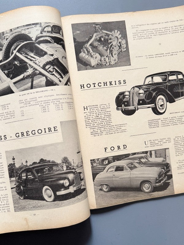 Revue Technique Automobile. 4º año, nº42 - Paris, Octubre de 1949