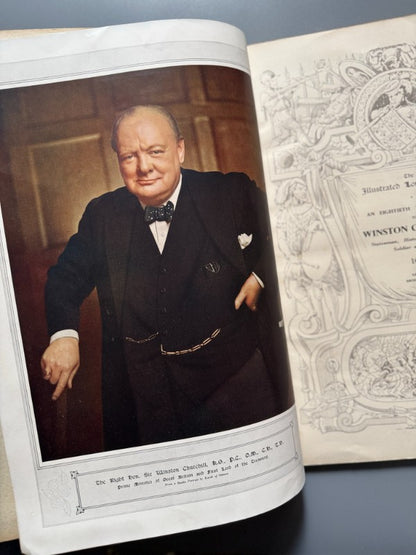 An eightieth year tribute to Winston Churchill - The Illustrated London News, 1954