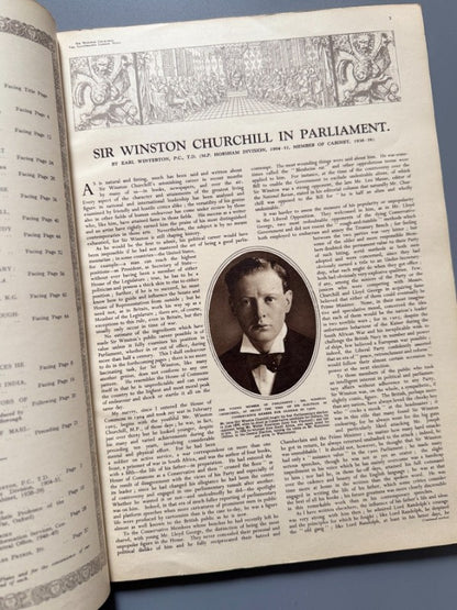 An eightieth year tribute to Winston Churchill - The Illustrated London News, 1954