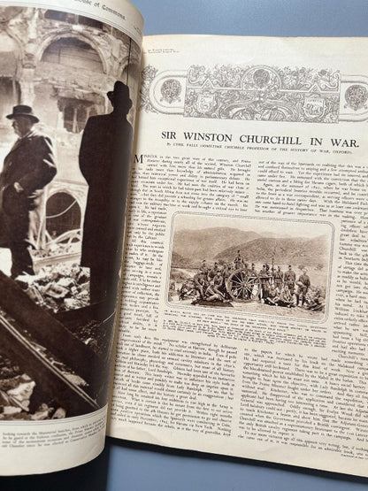 An eightieth year tribute to Winston Churchill - The Illustrated London News, 1954