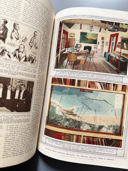 An eightieth year tribute to Winston Churchill - The Illustrated London News, 1954