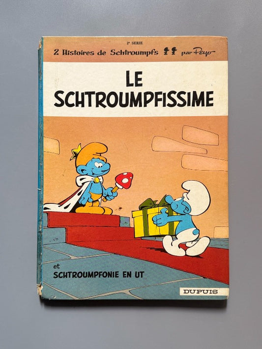 Le Schtroumpfissime y Schtroumpfonie en ut. Los Pitufos (1ª edición) - Dupuis, 1965