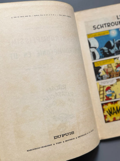 Le Schtroumpfissime y Schtroumpfonie en ut. Los Pitufos (1ª edición) - Dupuis, 1965