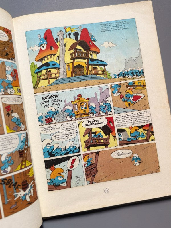 Le Schtroumpfissime y Schtroumpfonie en ut. Los Pitufos (1ª edición) - Dupuis, 1965