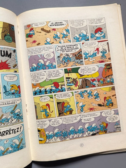 Le Schtroumpfissime y Schtroumpfonie en ut. Los Pitufos (1ª edición) - Dupuis, 1965