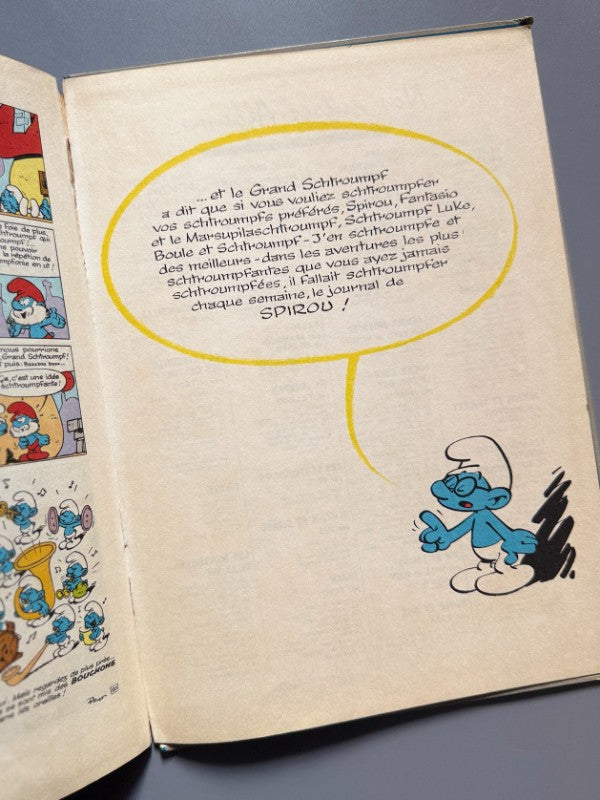 Le Schtroumpfissime y Schtroumpfonie en ut. Los Pitufos (1ª edición) - Dupuis, 1965