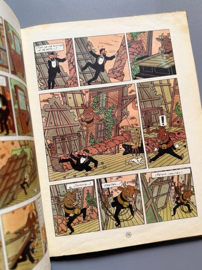 Tintín las 7 bolas de cristal (2ª ed.), Hergé - Juventud, 1967