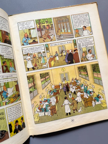 Tintín las 7 bolas de cristal (2ª ed.), Hergé - Juventud, 1967