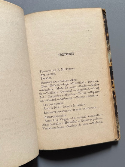 Cartilla de moral para niñas, Joaquin Nin y Tudó (firmado) - La Habana, 1880