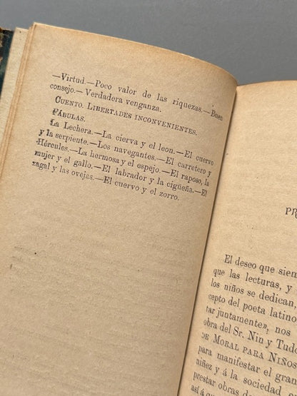 Cartilla de moral para niñas, Joaquin Nin y Tudó (firmado) - La Habana, 1880