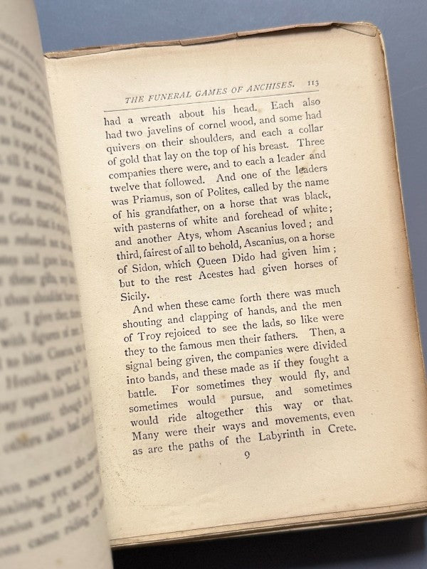 Stories from Virgil, Alfred J. Church (ilustraciones de Pinelli) - Seeley, Jackson & Halliday, 1882