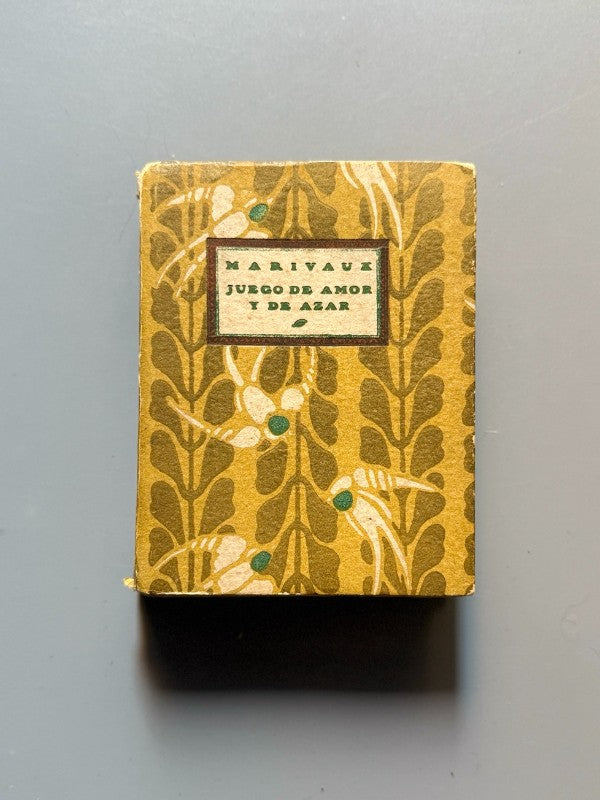 Juego de Amor y de Azar y el Legado, Marivaux (ilustraciones de Fragonard) - Estrella, 1920