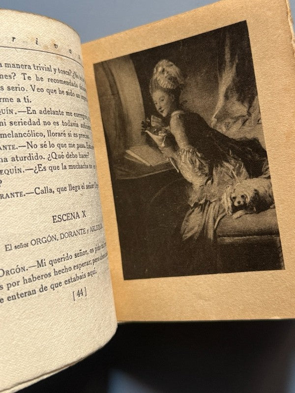 Juego de Amor y de Azar y el Legado, Marivaux (ilustraciones de Fragonard) - Estrella, 1920