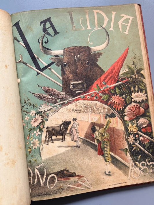 La Lidia. Revista taurina, año IV completo (35 números) - 1885
