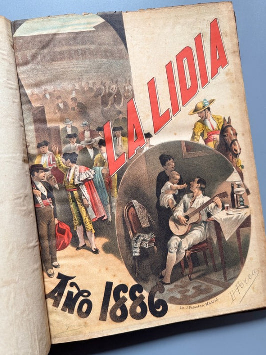 La Lidia. Revista taurina, años V y VI completos (67 números) - 1886-1887
