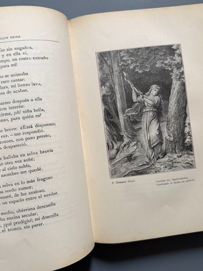 Obras poéticas, Enrique Heine - Montaner y Simón, 1914