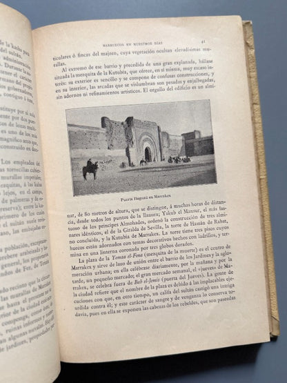 Marruecos en nuestros días, Eugenio Aubín - Montaner y Simón, 1908