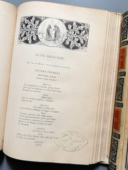 Obras escogidas de Ventura de la Vega - Montaner y Simón, 1894-1895