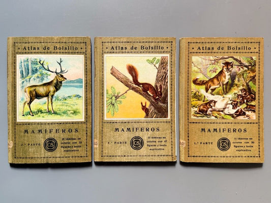 Atlas de bolsillo. Mamíferos, José Fuset - C. Seither Editor, 1934