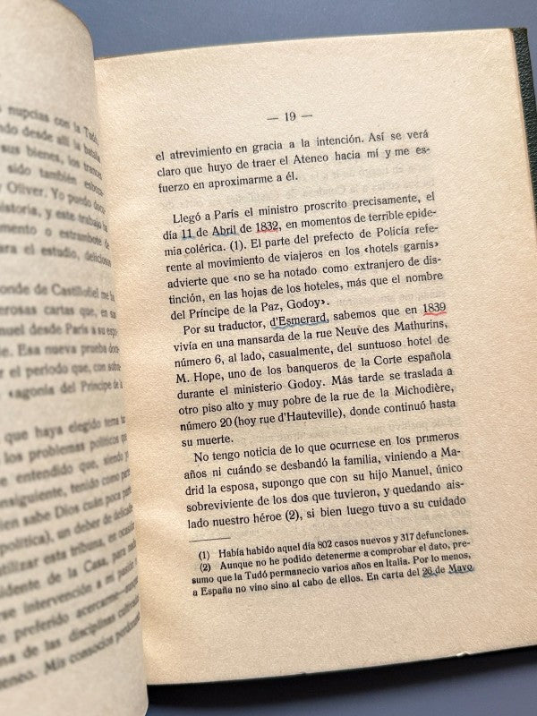 La agonía del príncipe de la paz, Ángel Ossorio - Est. Tip. Anónima Mefar, 1923