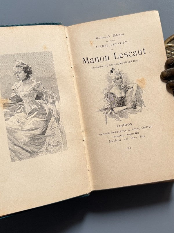 Manon Lescaut, L'Abbé Prévost - George Routledge & Sons, 1894