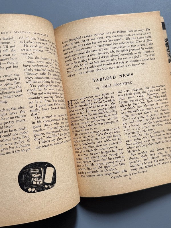 Ellery Queen's Mystery Magazine. Agatha Christie, Jack London - Mercury Publications, 1955