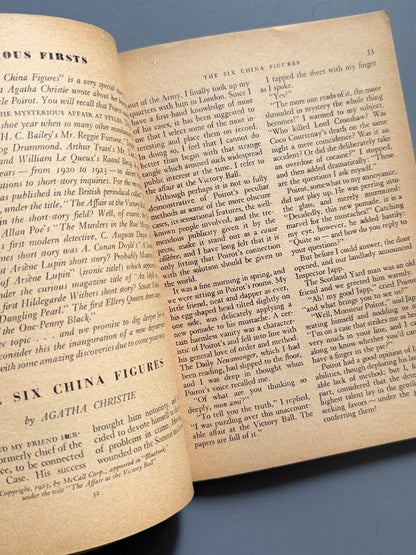 Ellery Queen's Mystery Magazine. Agatha Christie, Jack London - Mercury Publications, 1955